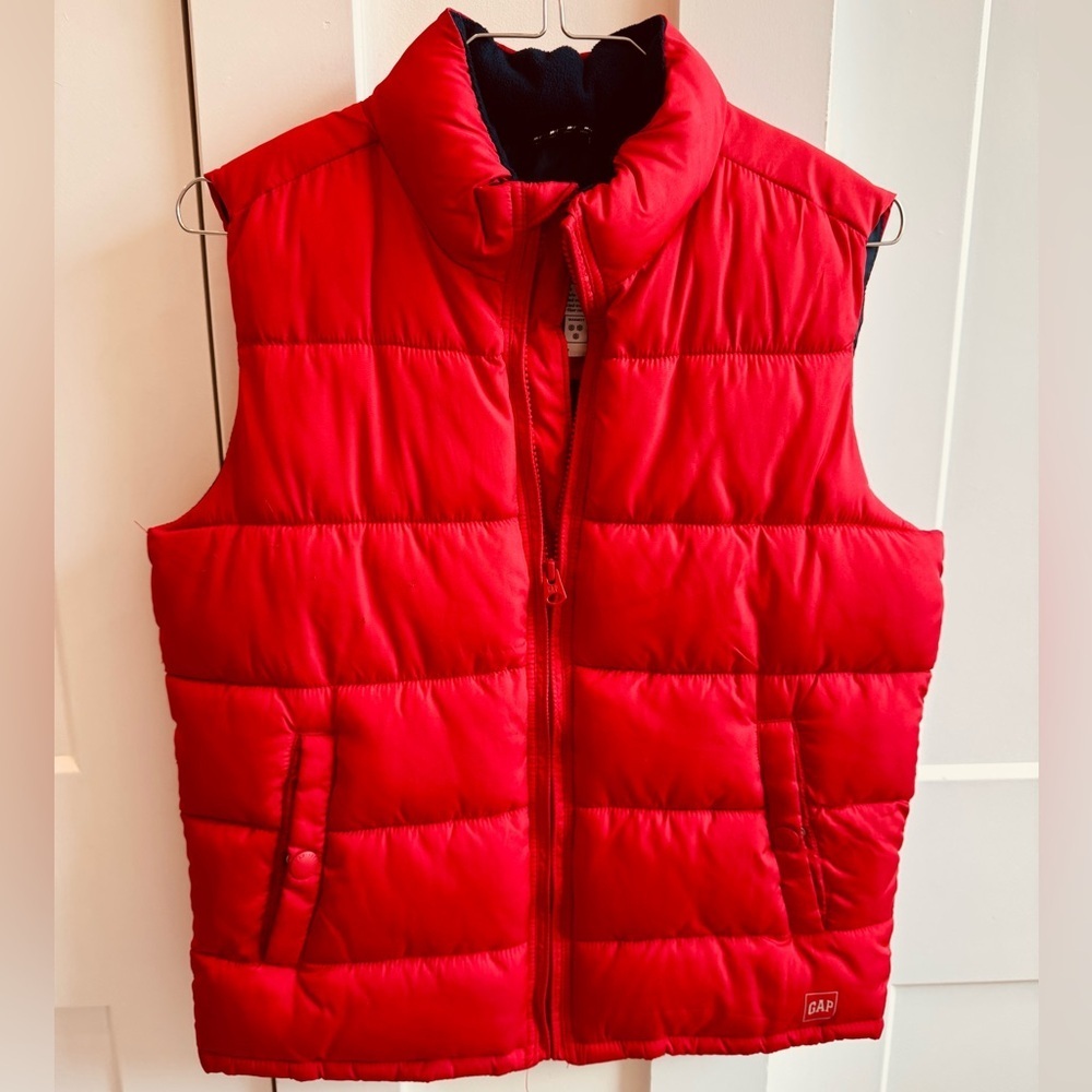 GAP Red Puffer Vest